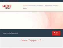 Tablet Screenshot of kbgbilisim.com